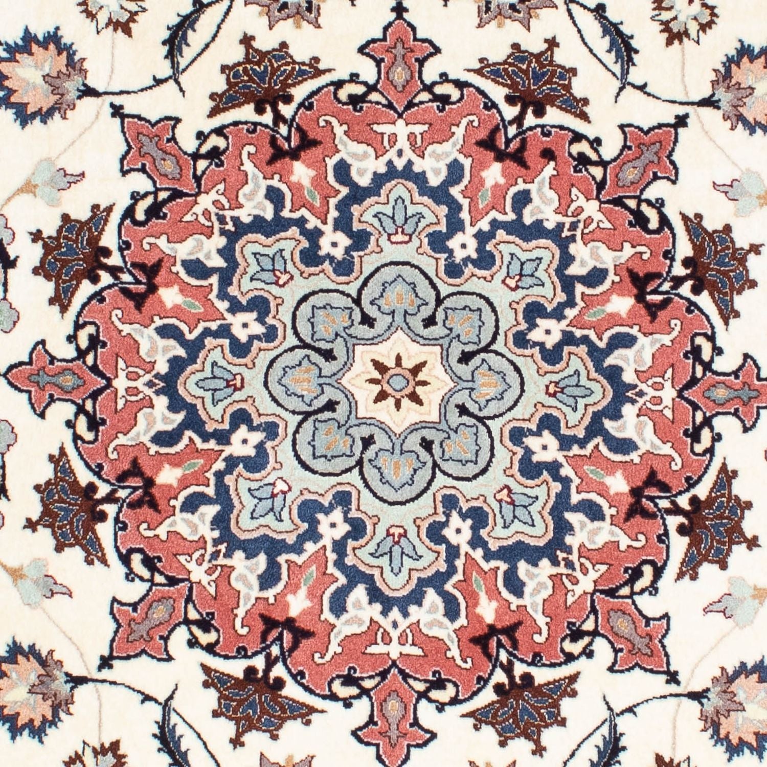 Persisk tæppe - Tabriz - Royal - 193 x 158 cm - beige