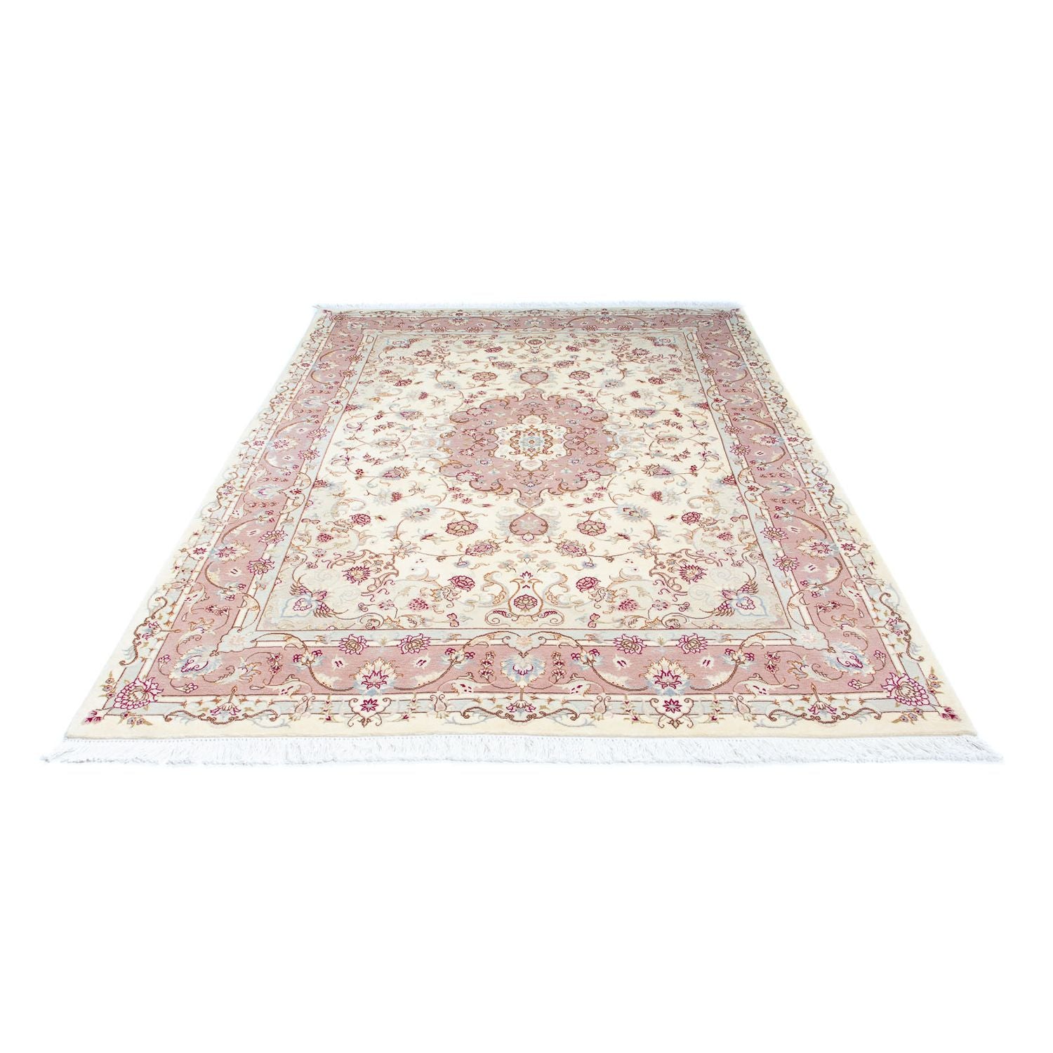 Persisk tæppe - Tabriz - Royal - 246 x 167 cm - beige