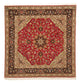 Tabriz - 50 Raj Tæppe 203x203cm - Persisk tæppe