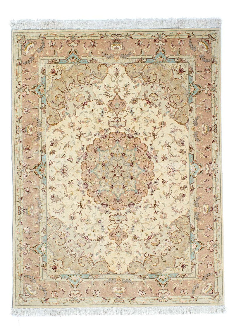 Persisk tæppe - Tabriz - Royal - 208 x 156 cm - beige