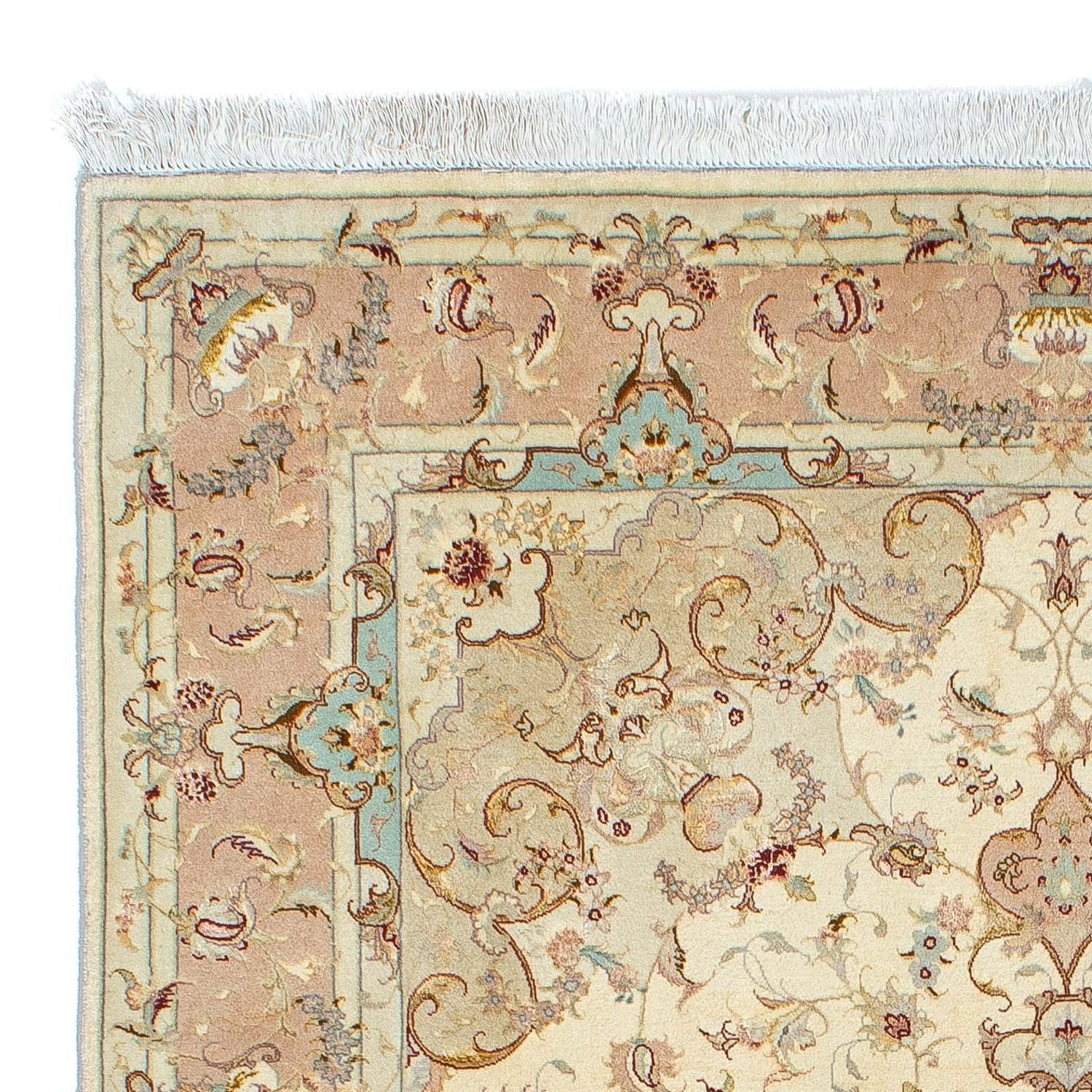Persisk tæppe - Tabriz - Royal - 208 x 156 cm - beige