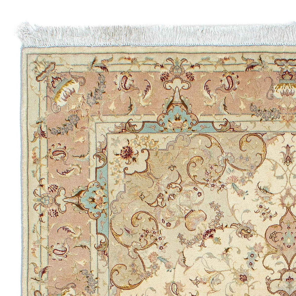 Persisk tæppe - Tabriz - Royal - 208 x 156 cm - beige
