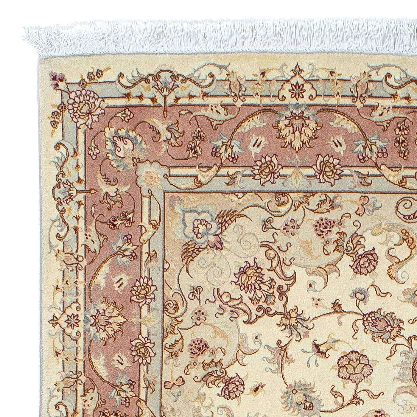 Tabriz - 50 Raj Tæppe 196x149cm - Persisk tæppe