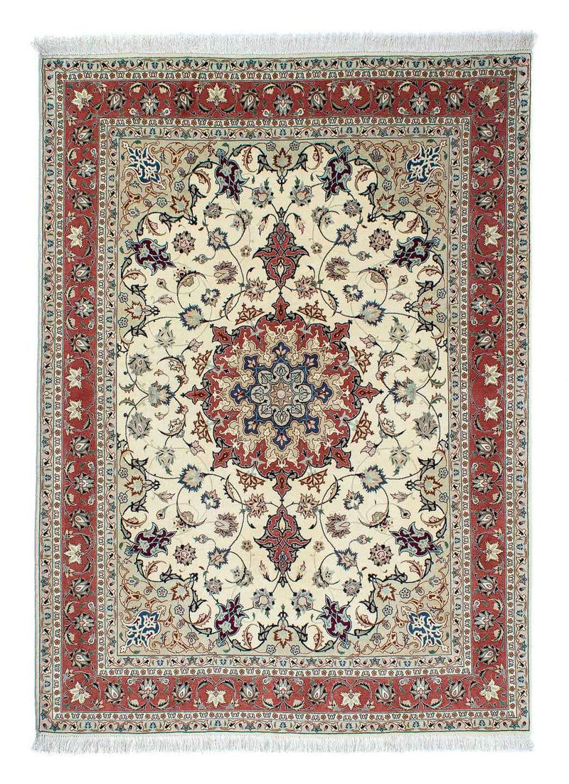 Persisk tæppe - Tabriz - Royal - 201 x 156 cm - beige
