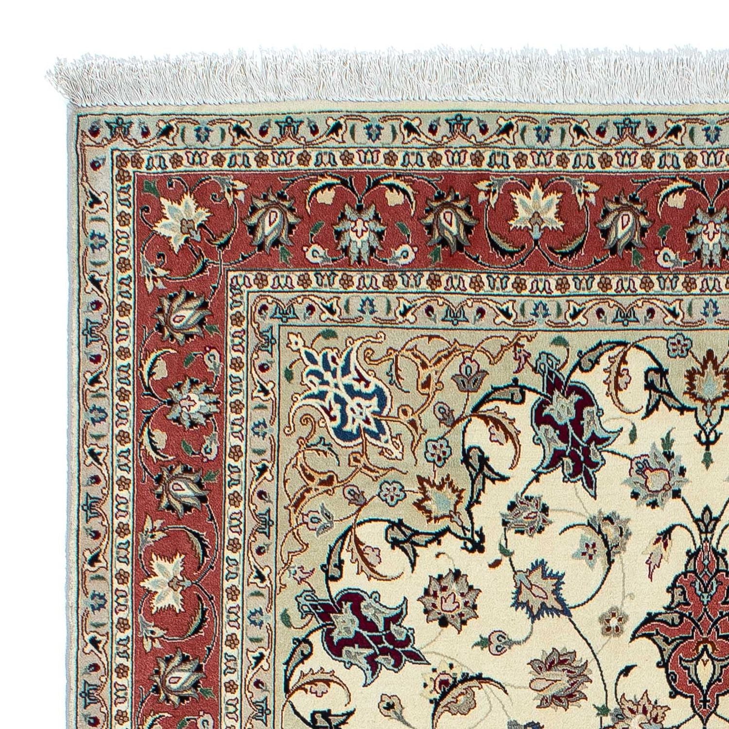 Persisk tæppe - Tabriz - Royal - 201 x 156 cm - beige