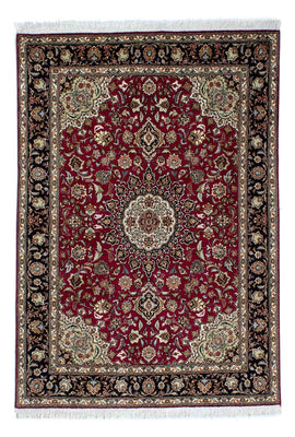 Persisk tæppe - Tabriz - Royal - 213 x 152 cm - mørkerød