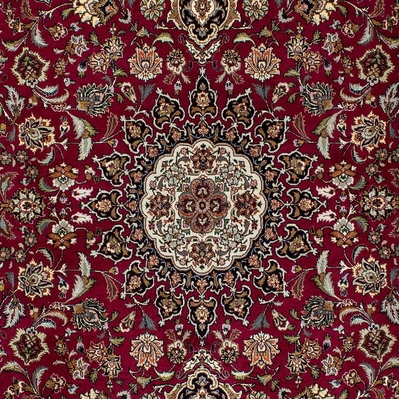 Persisk tæppe - Tabriz - Royal - 213 x 152 cm - mørkerød