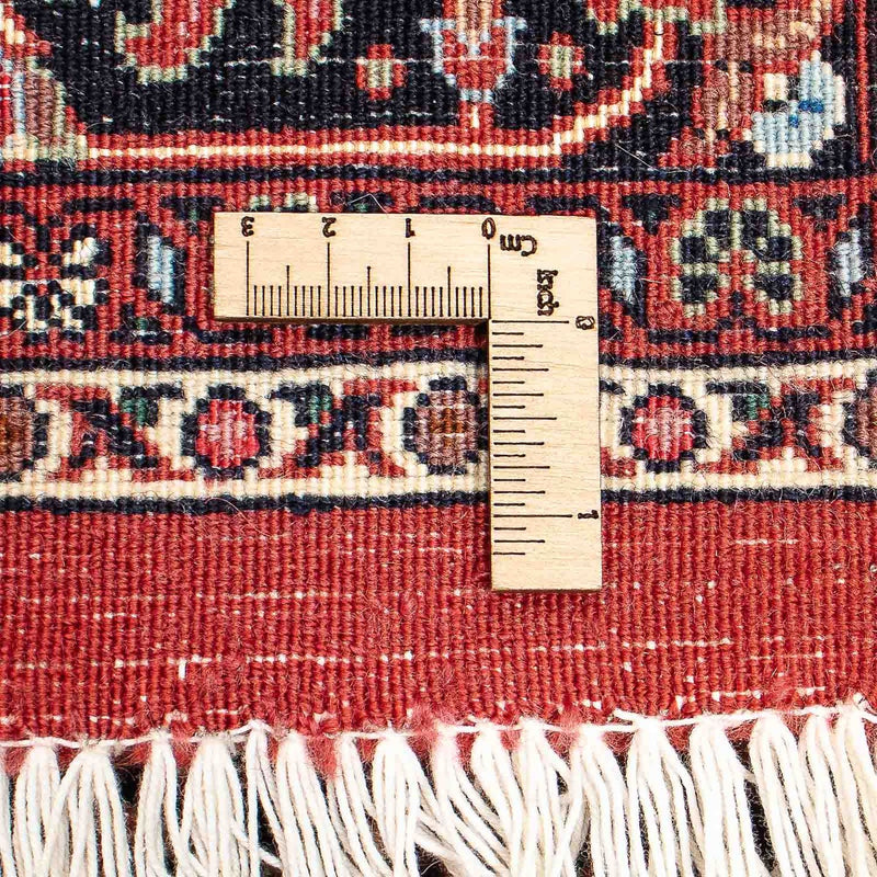 Persisk tæppe - Bijar - 202 x 152 cm - lysrød