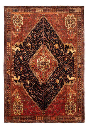 Persisk tæppe - Nomadisk - 241 x 157 cm - mørkeblå