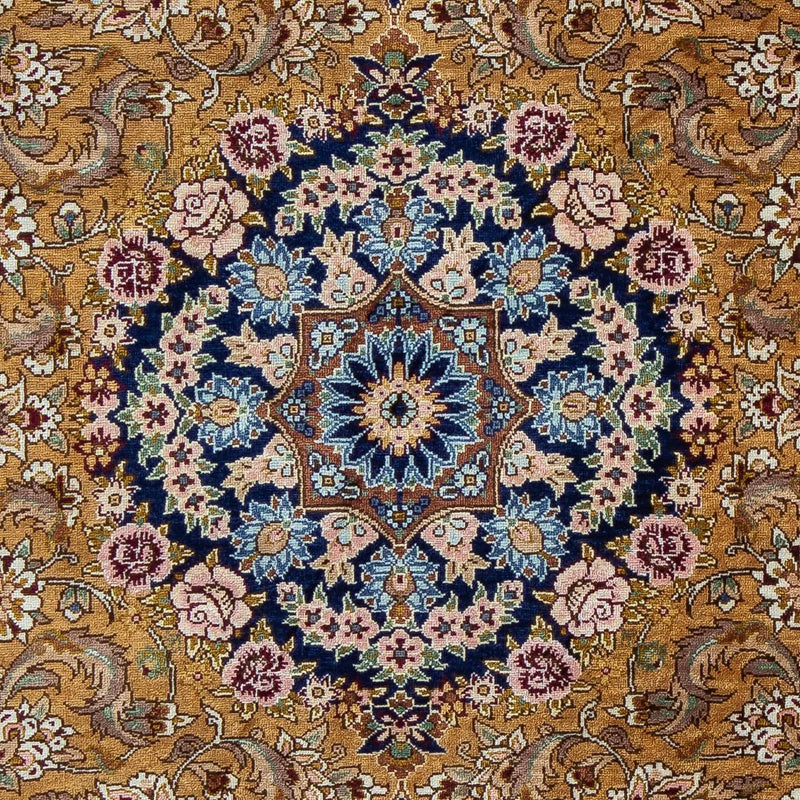 Persisk tæppe - Ghom - 91 x 62 cm - mørkeblå