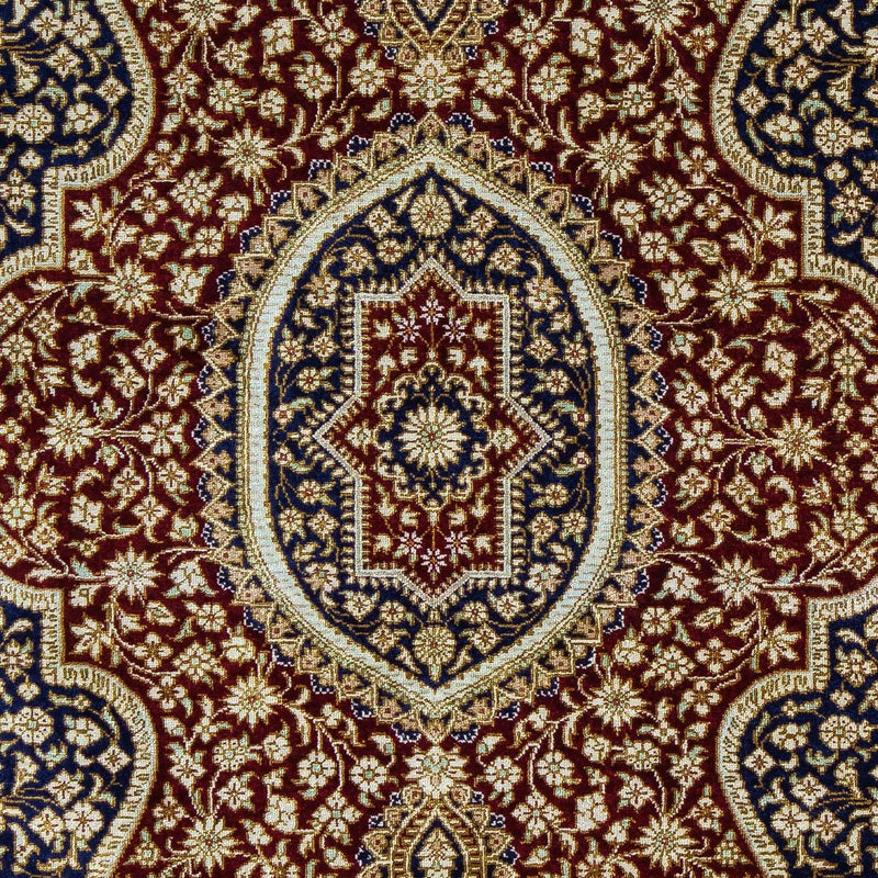 Persisk tæppe - Ghom - 93 x 60 cm - mørkeblå