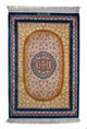 Qom silke Tæppe 93x60cm - Persisk tæppe