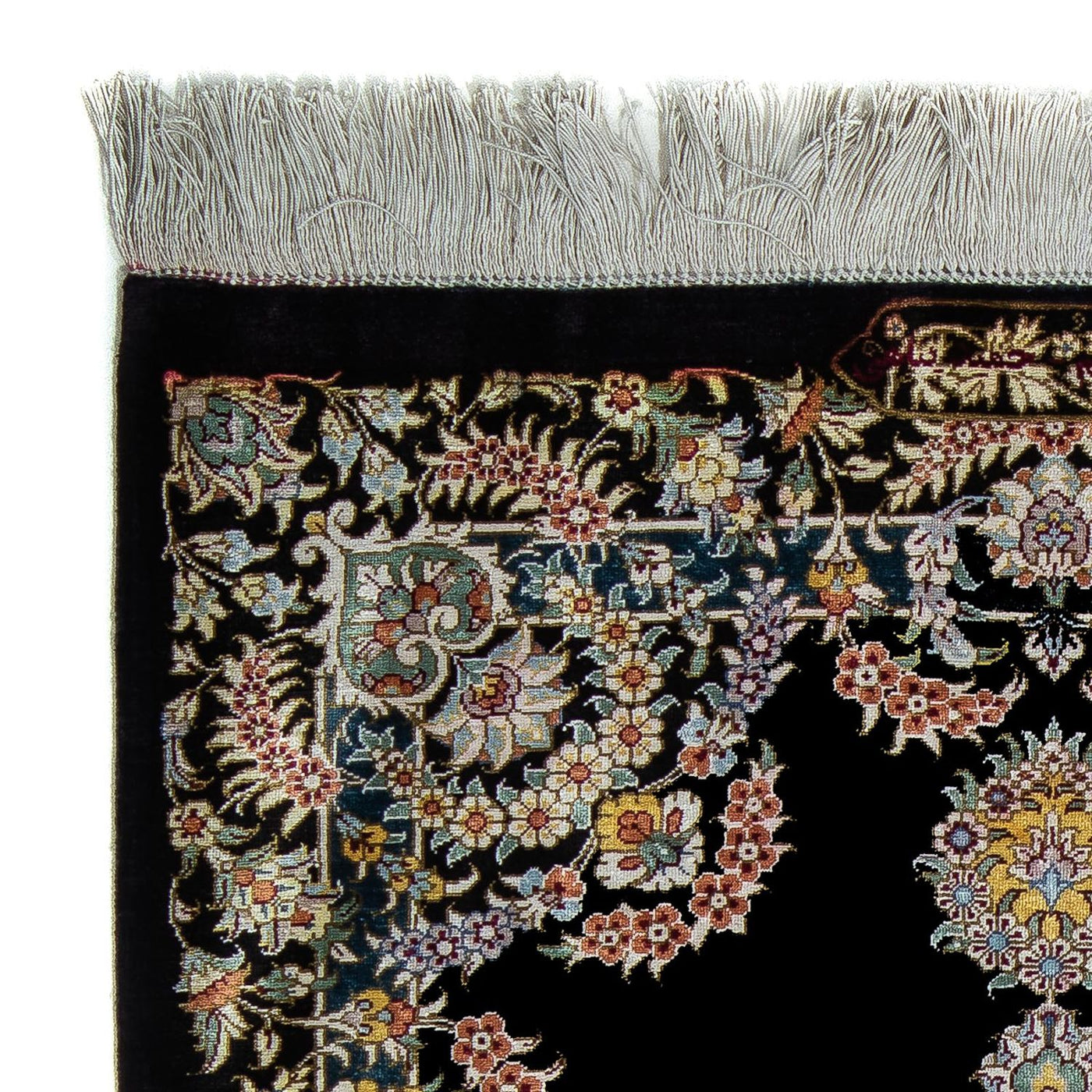 Qom Tæppe 89x59cm - Persisk tæppe