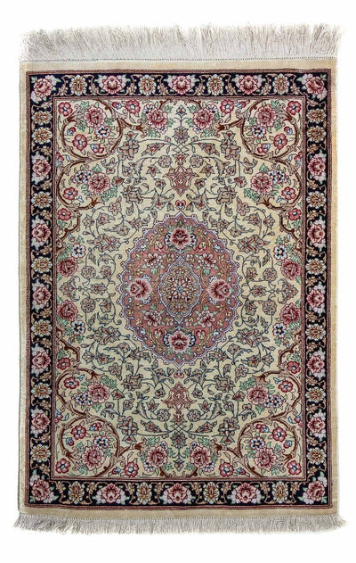 Qom Tæppe 55x77cm - Persisk tæppe