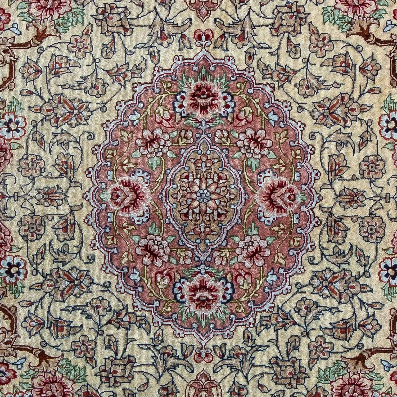 Persisk tæppe - Ghom - 77 x 55 cm - beige