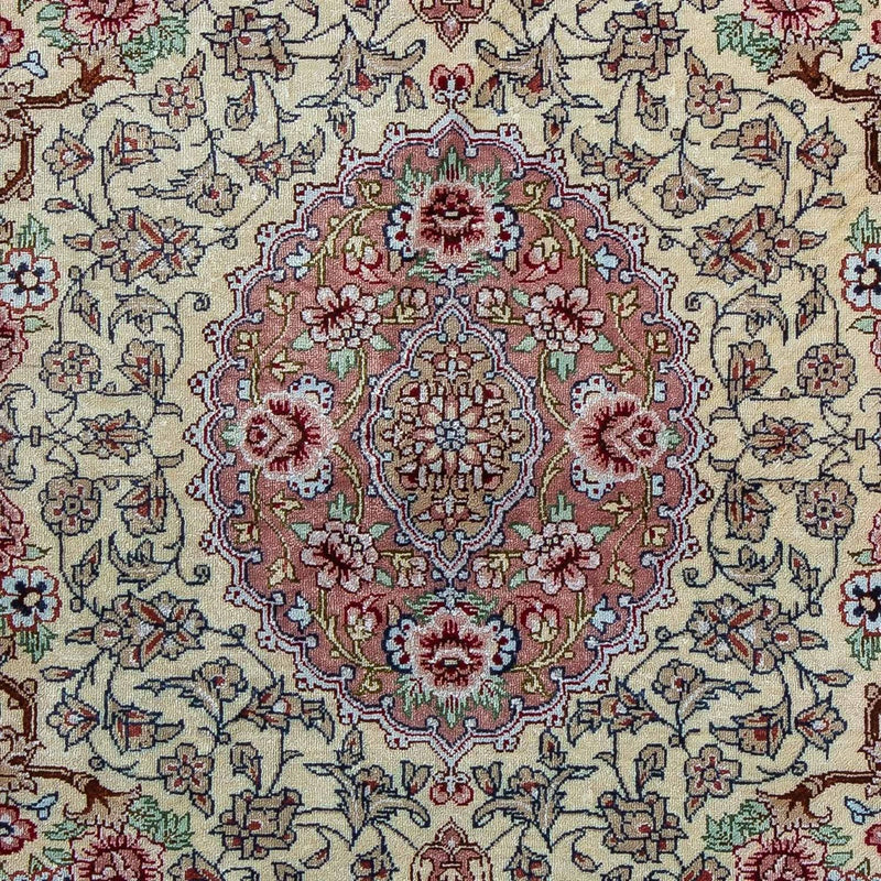 Persisk tæppe - Ghom - 77 x 55 cm - beige