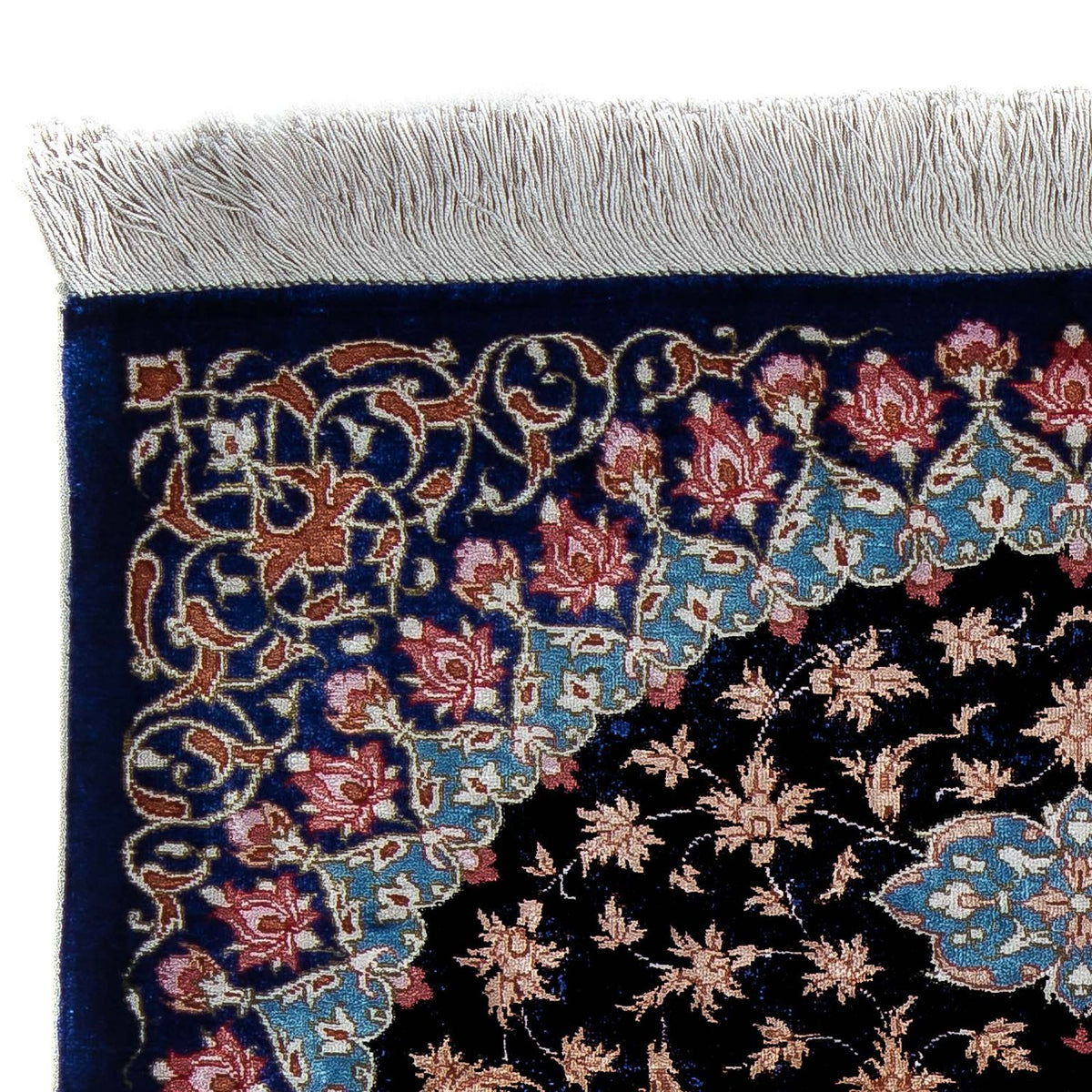 Qom Tæppe 55x80cm - Persisk tæppe