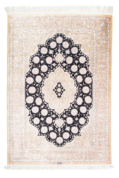 Qom Tæppe 77x113cm - Persisk tæppe