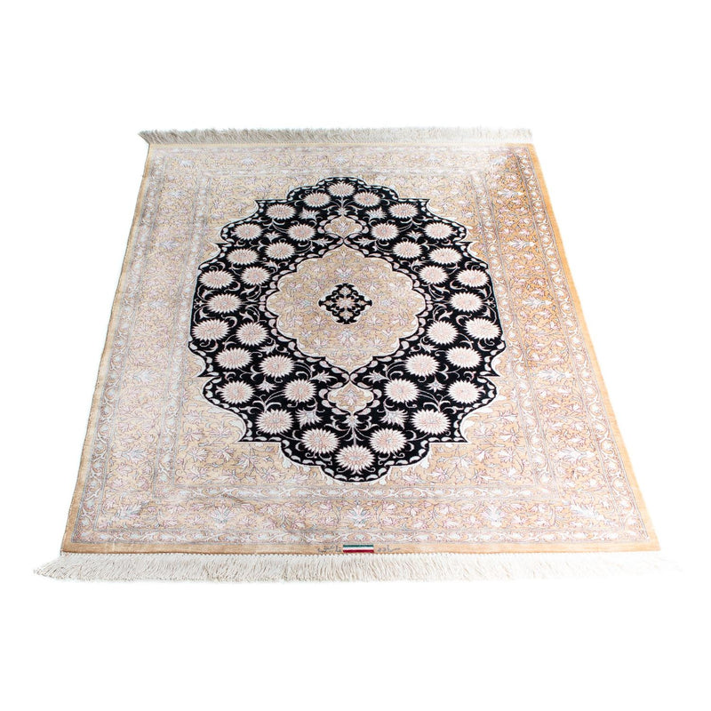Persisk tæppe - Ghom - 113 x 77 cm - beige