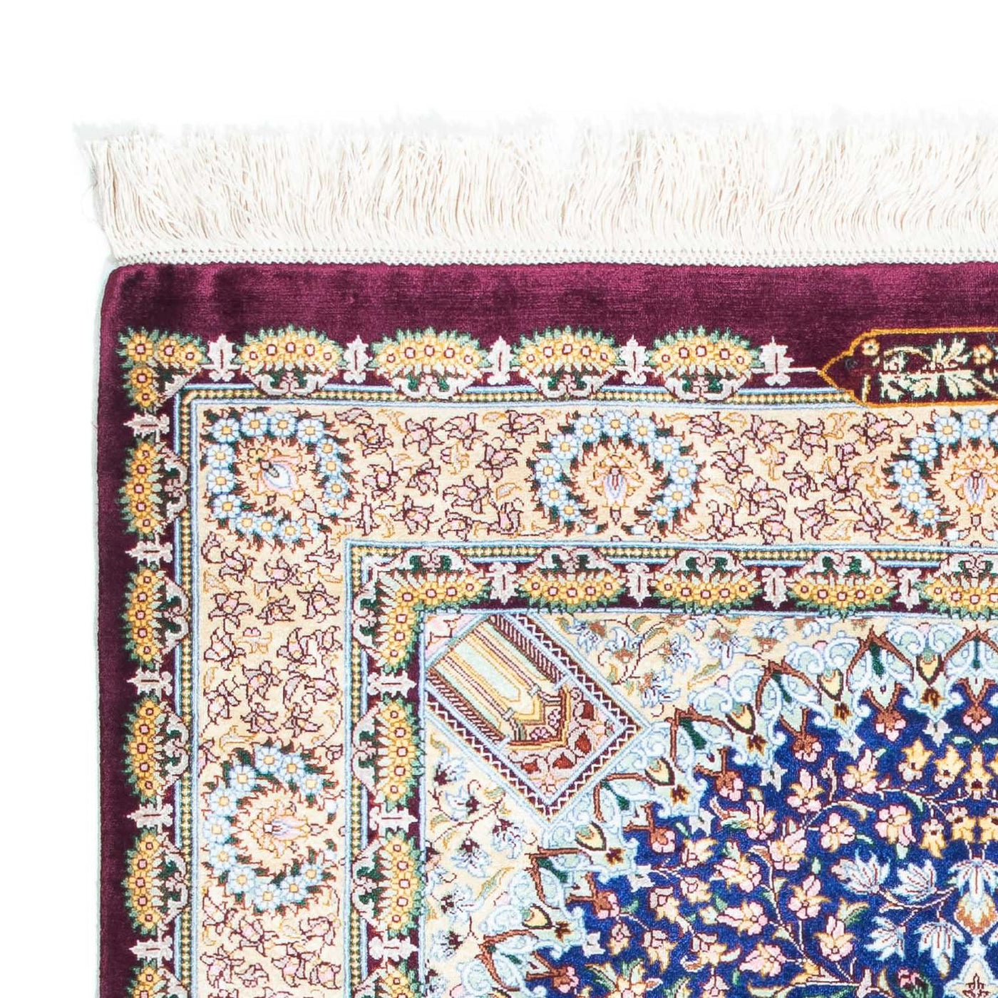 Qom Tæppe 117x79cm - Persisk tæppe