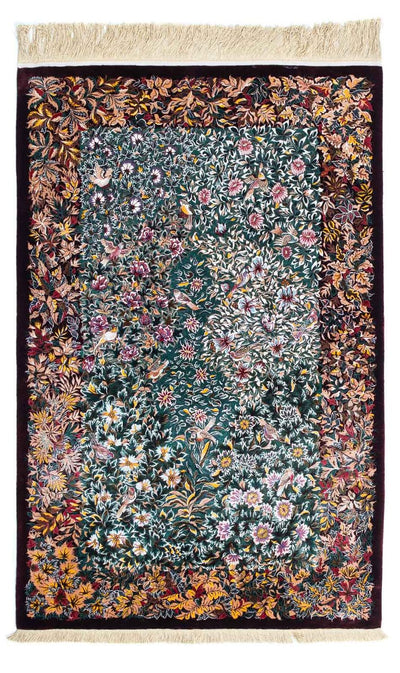 Qom Tæppe 78x120cm - Persisk tæppe