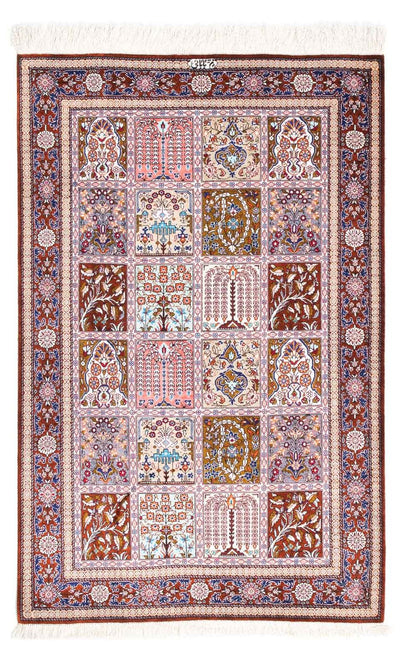 Qom Tæppe 77x122cm - Persisk tæppe