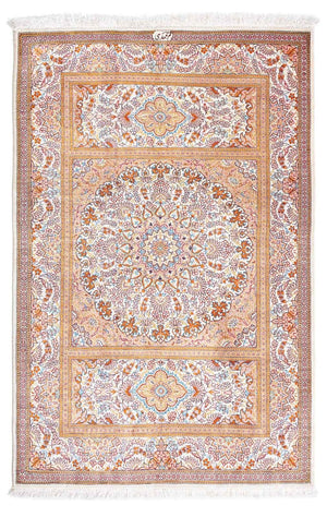 Persisk tæppe - Ghom - 122 x 78 cm - beige