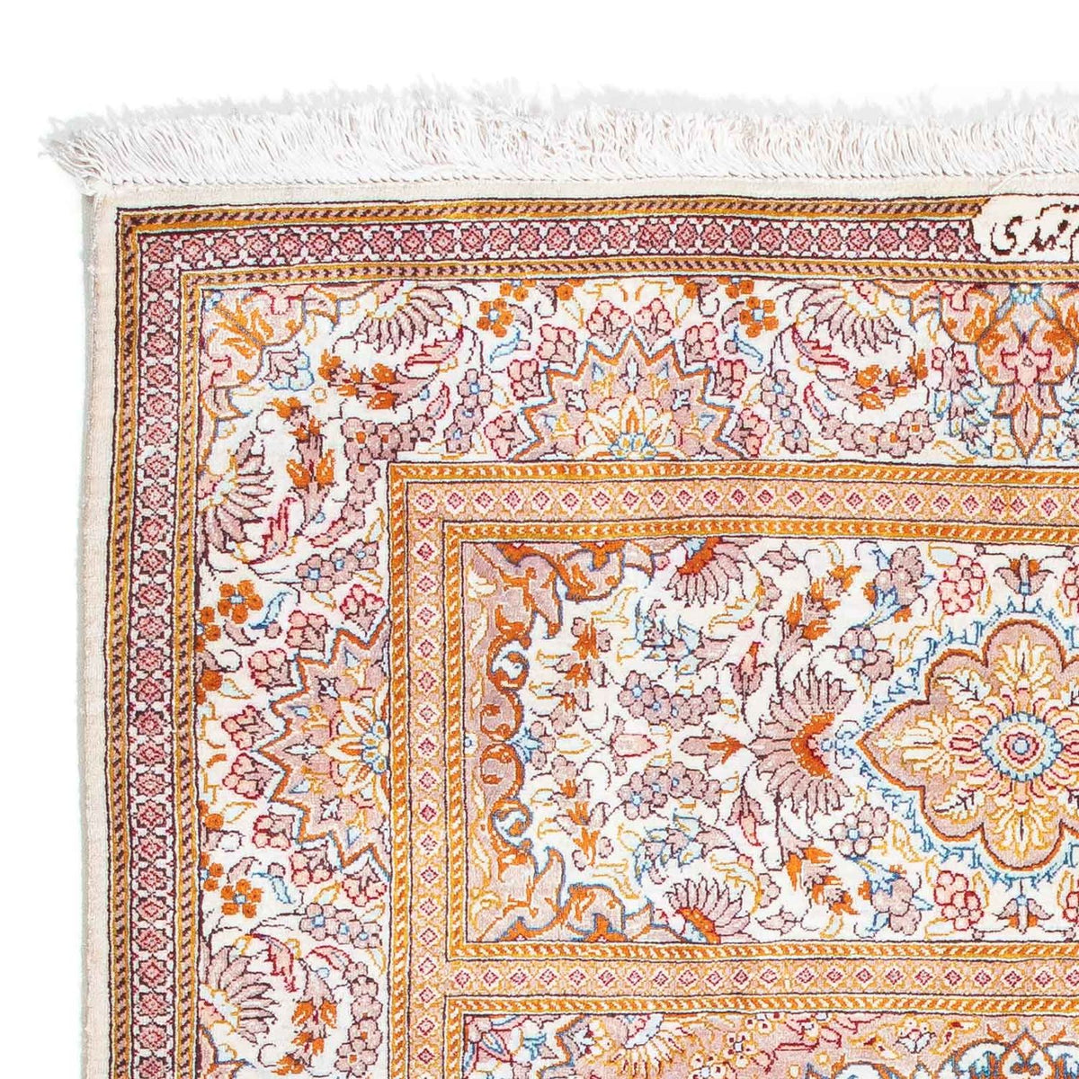 Qom Tæppe 78x122cm - Persisk tæppe