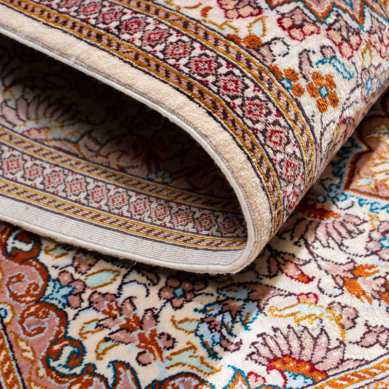 Persisk tæppe - Ghom - 122 x 78 cm - beige