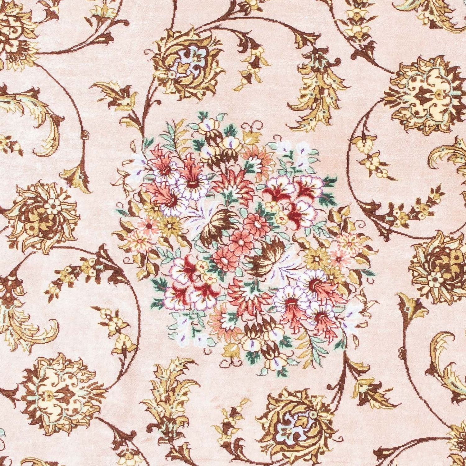 Persisk tæppe - Ghom - 123 x 80 cm - beige