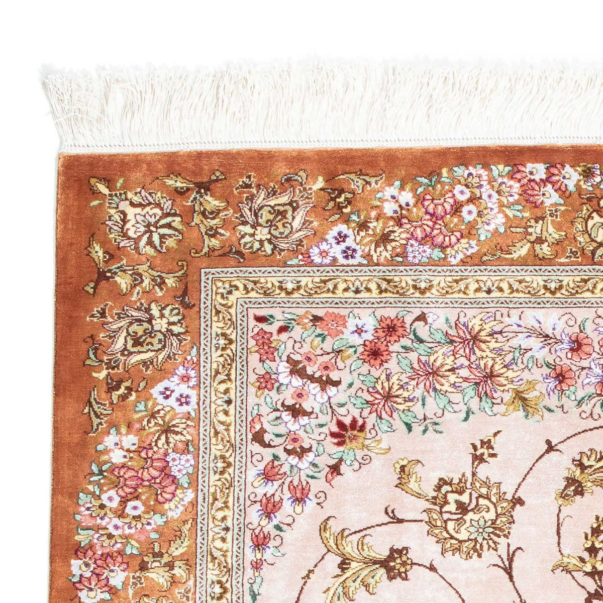 Qom Tæppe 80x123cm - Persisk tæppe