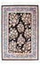 Persisk tæppe - Ghom - 118 x 77 cm - mørkerød