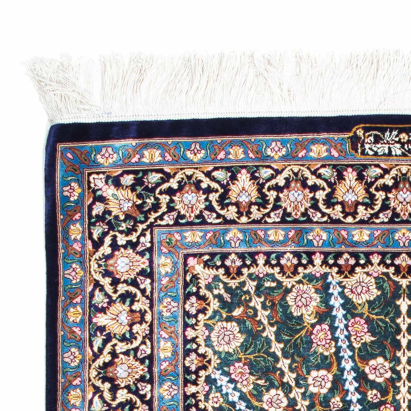 Qom Tæppe 121x81cm - Persisk tæppe