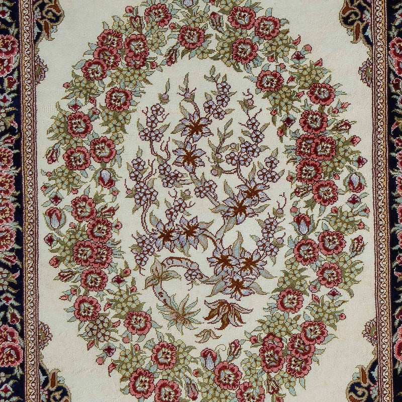 Persisk tæppe - Ghom - 91 x 59 cm - beige