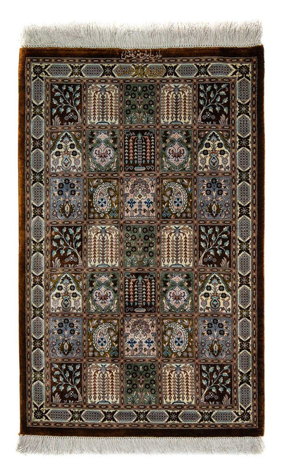 Qom Tæppe 57x92cm - Persisk tæppe