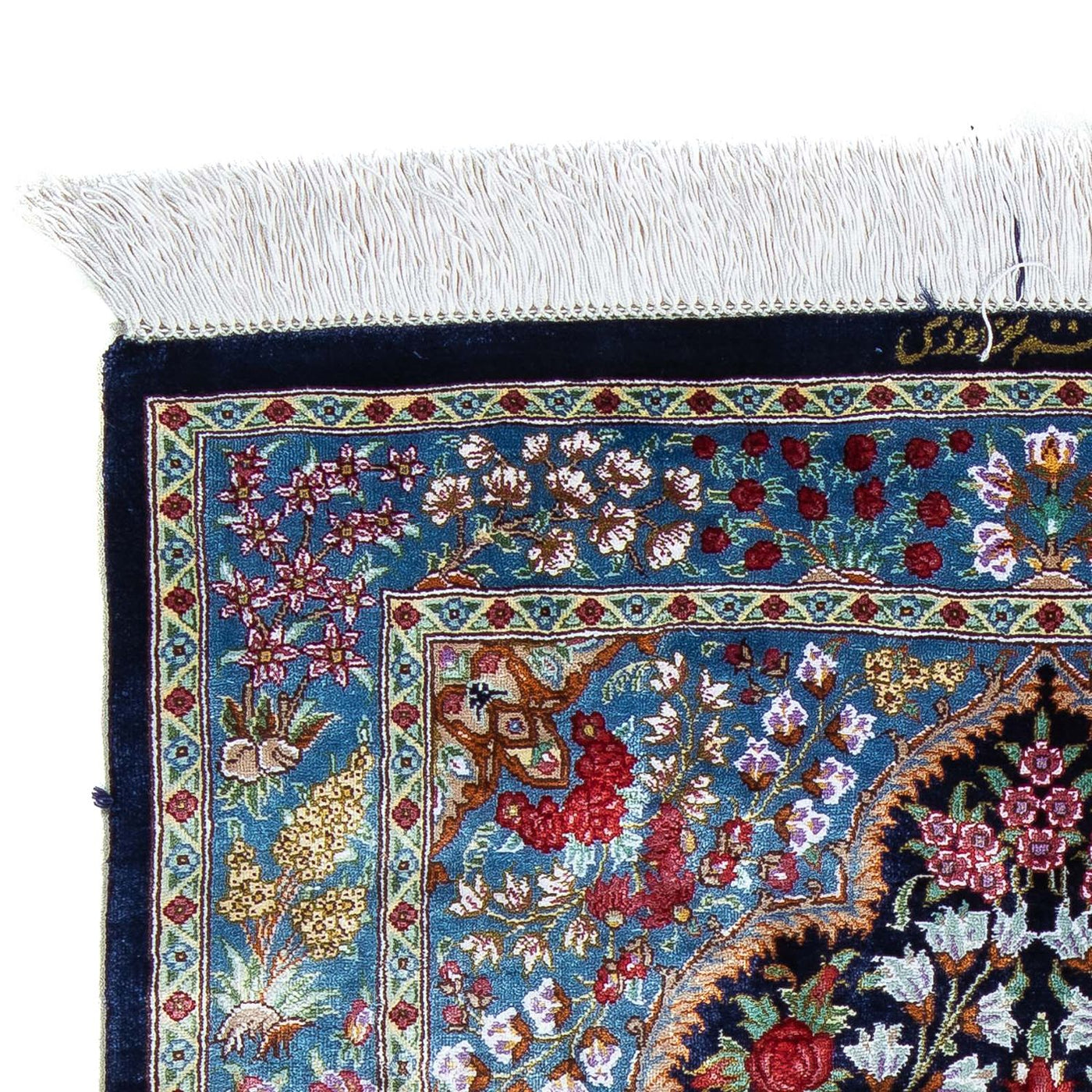 Qom Tæppe 96x57cm - Persisk tæppe