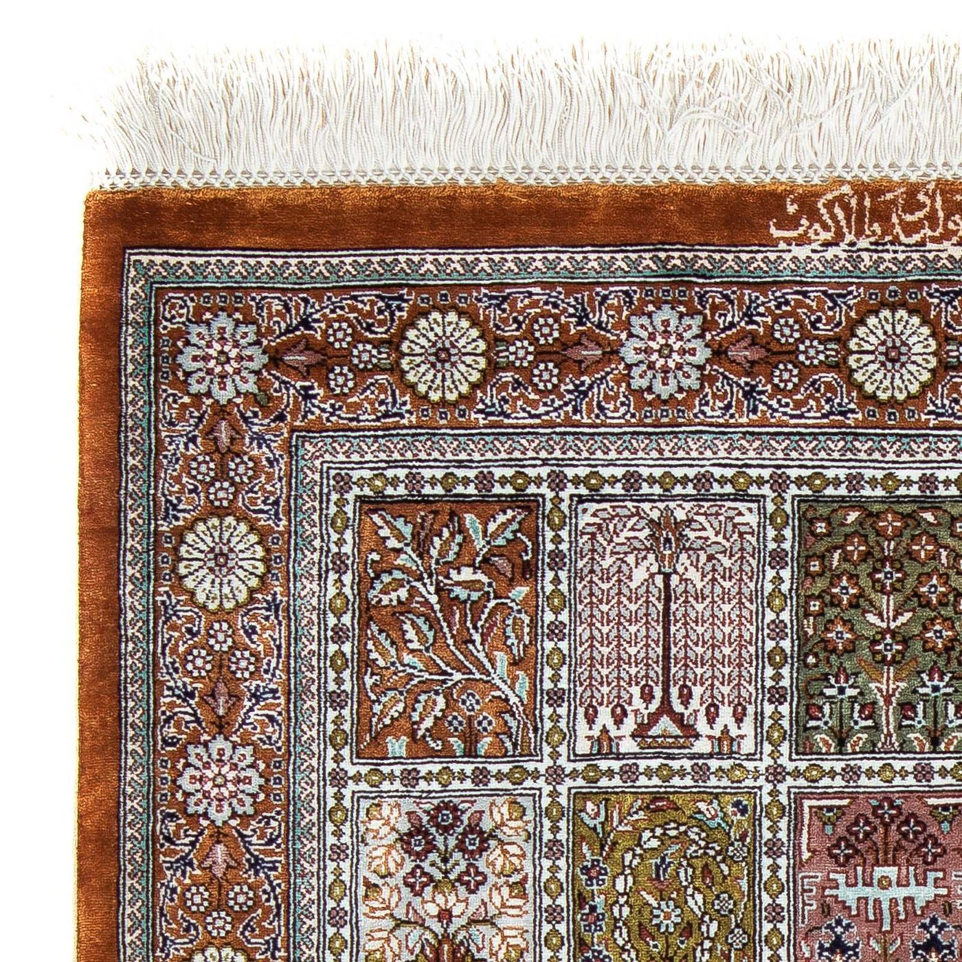 Qom Tæppe 92x59cm - Persisk tæppe