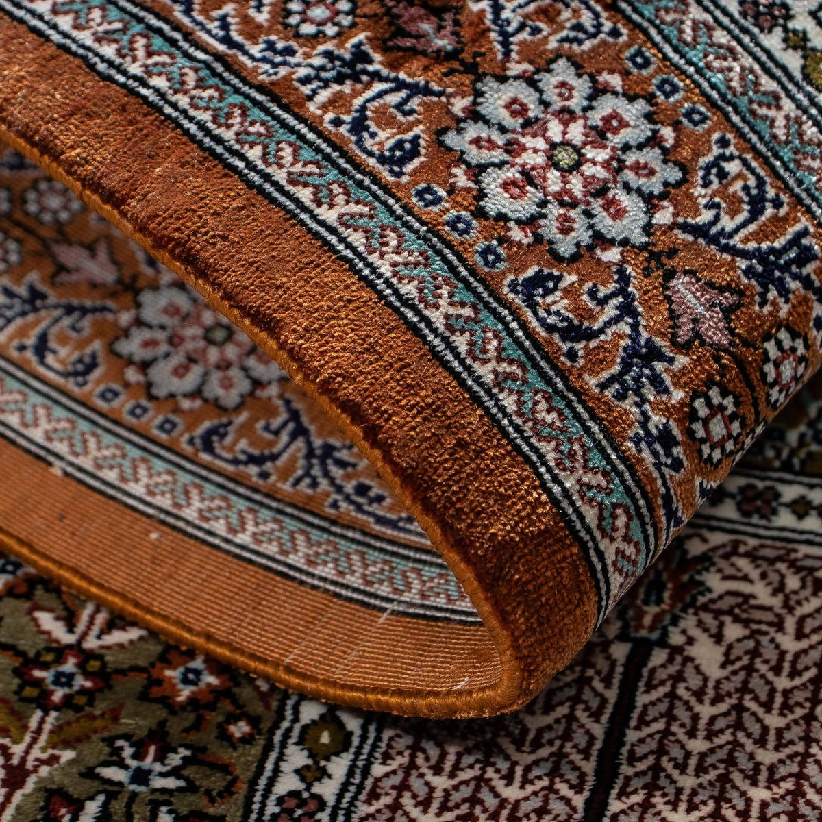 Persisk tæppe - Ghom - 92 x 59 cm - flerfarvet