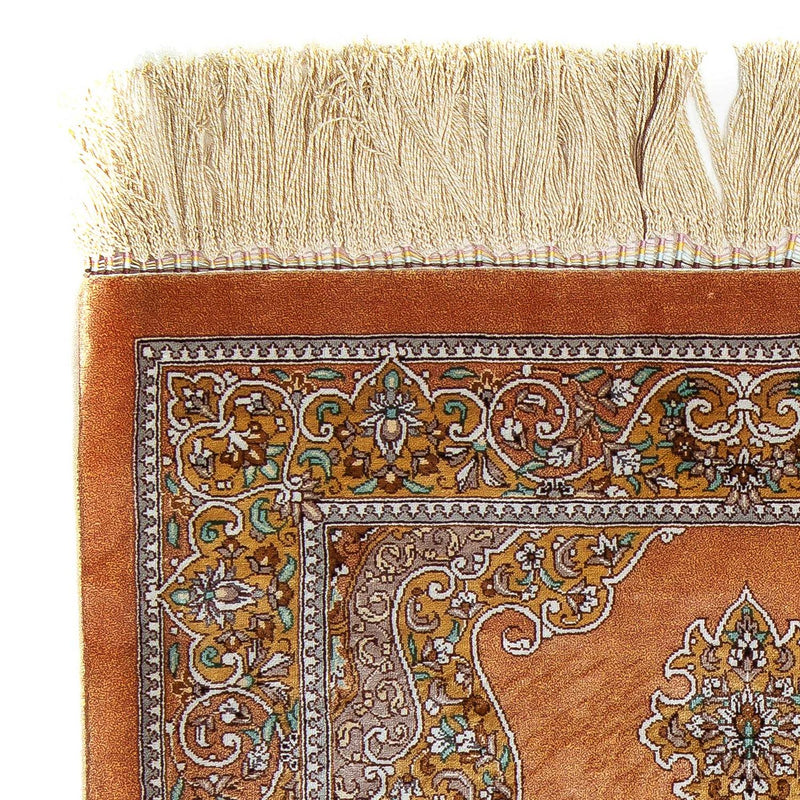 Persisk tæppe - Ghom - 96 x 59 cm - brun