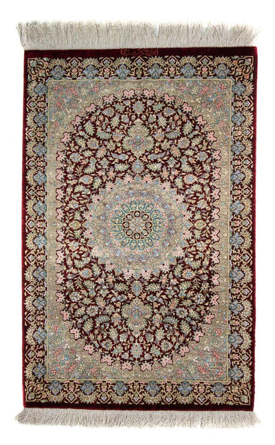 Qom Tæppe 57x88cm - Persisk tæppe
