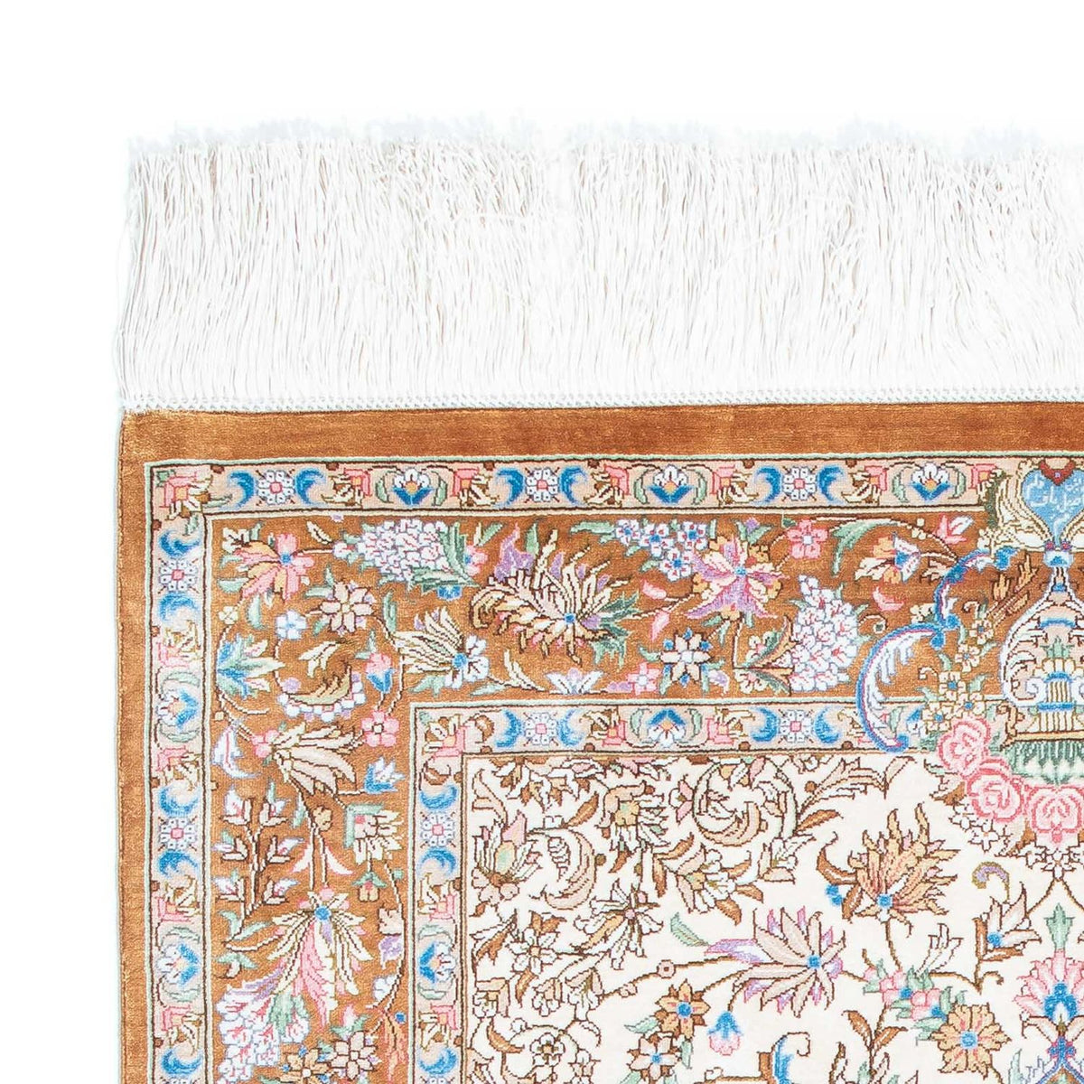 Qom Tæppe 79x124cm - Persisk tæppe