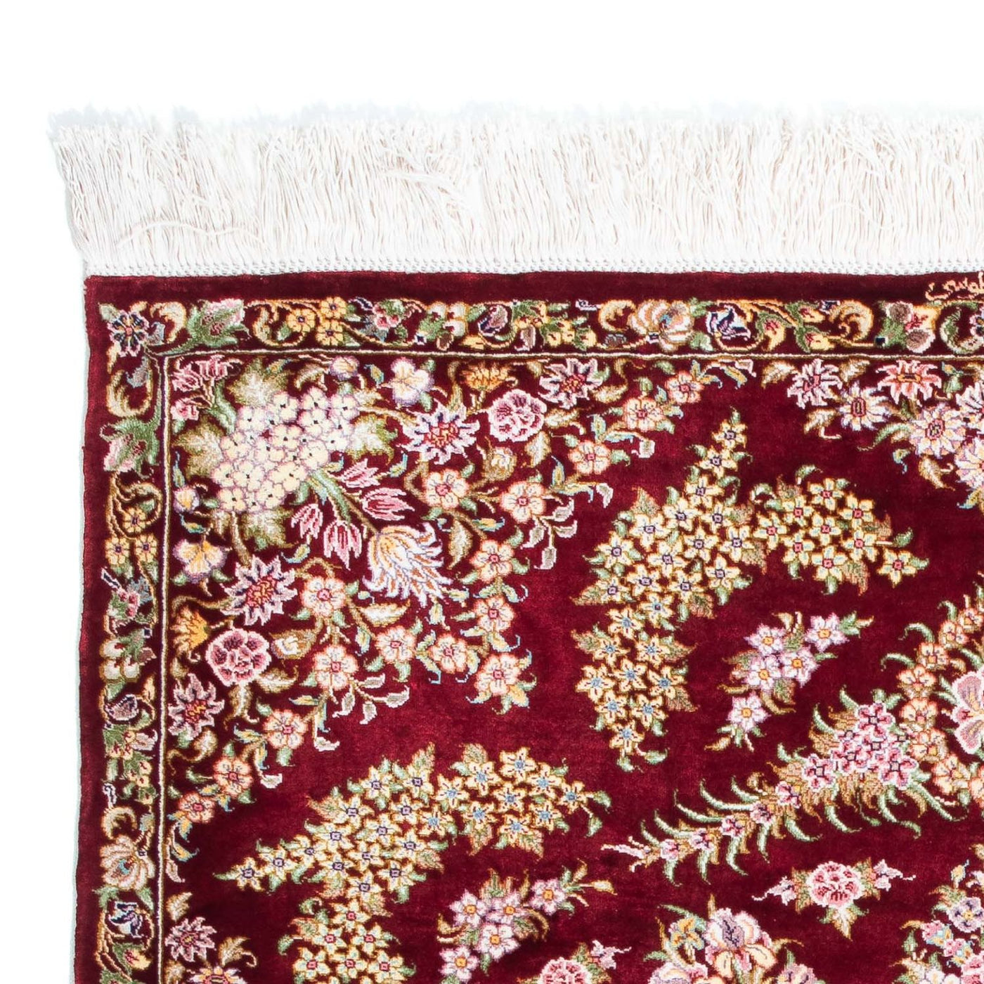 Qom Tæppe 122x85cm - Persisk tæppe