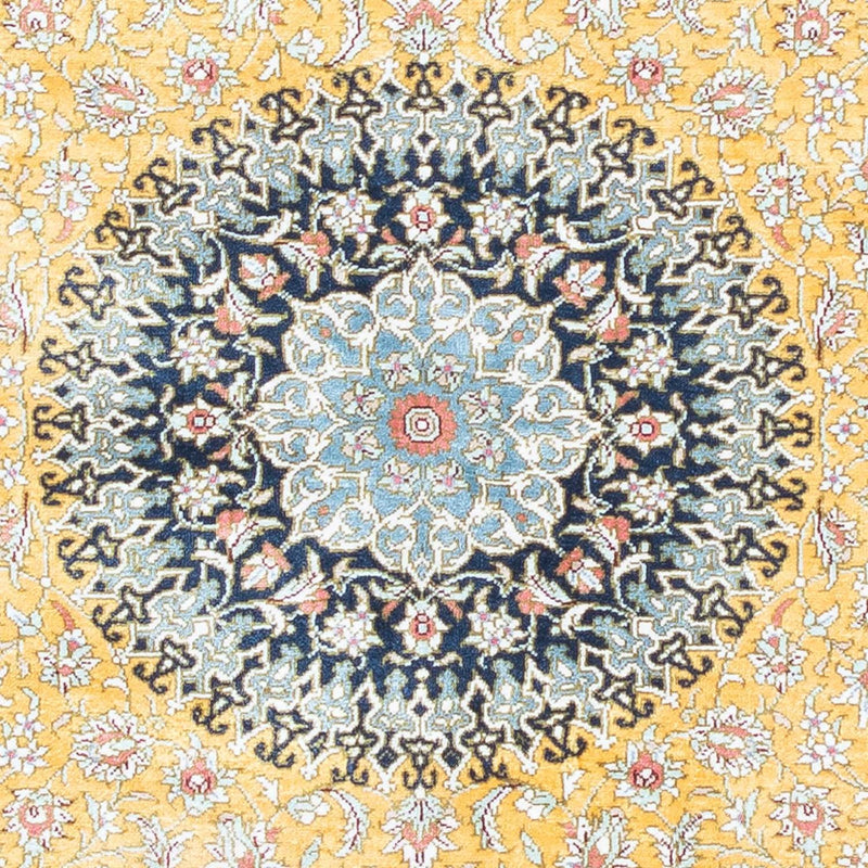 Persisk tæppe - Ghom - 118 x 78 cm - lyseblå