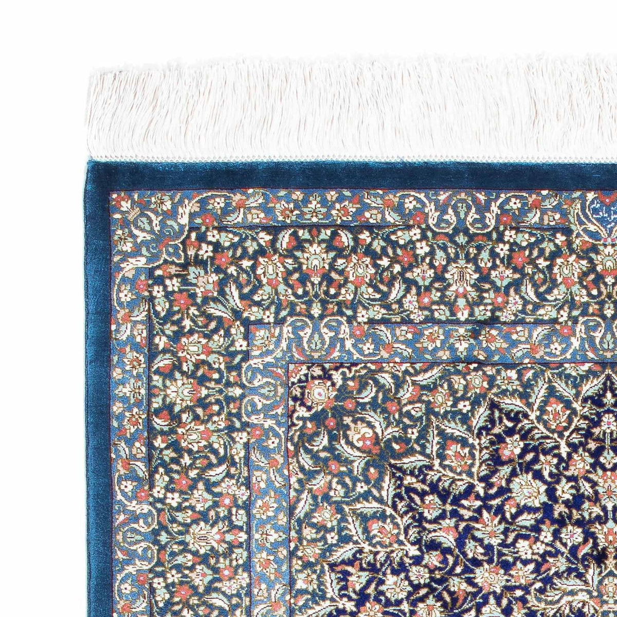 Qom Tæppe 78x121cm - Persisk tæppe