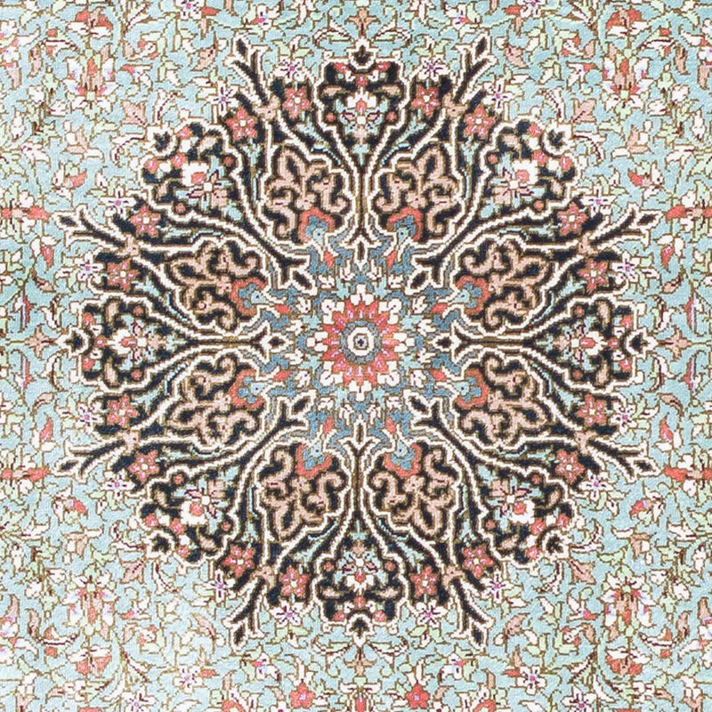 Persisk tæppe - Ghom - 121 x 77 cm - mørkeblå