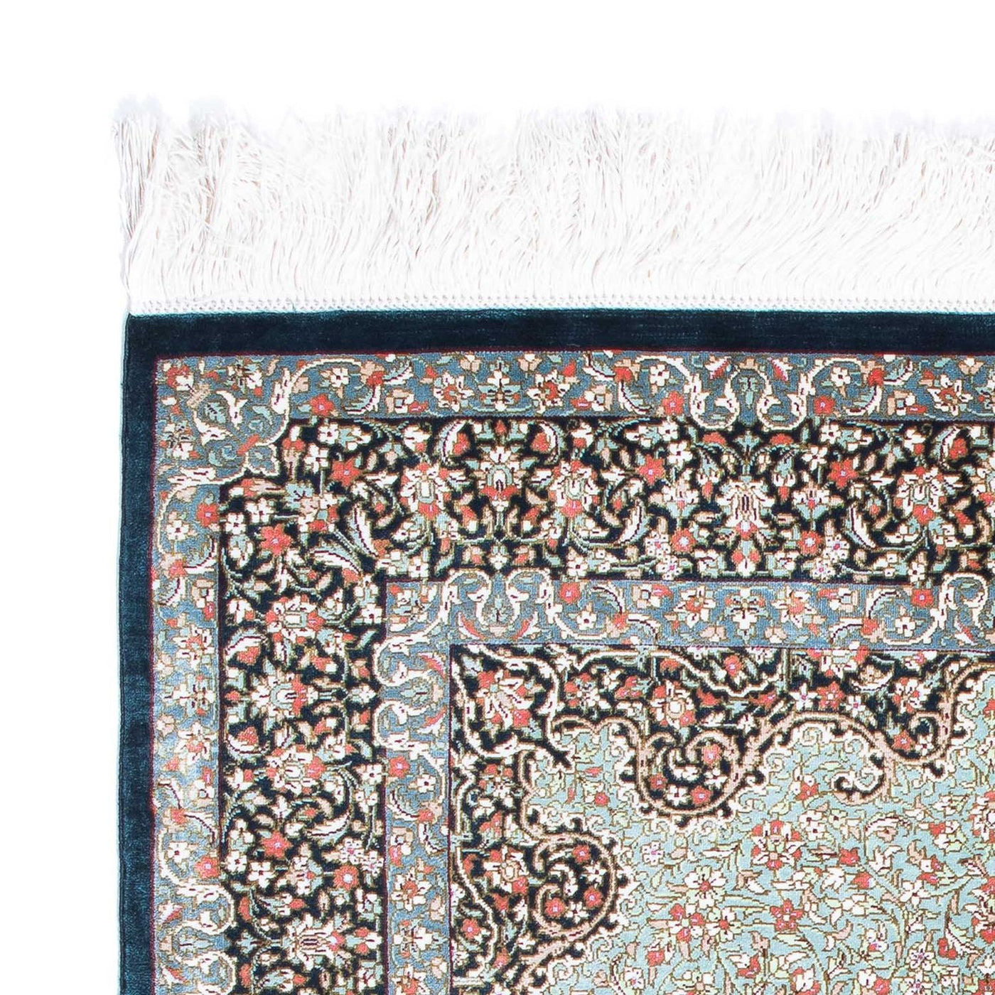 Qom Tæppe 121x77cm - Persisk tæppe