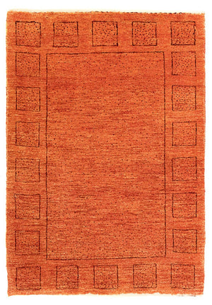 Gabbeh-tæppe - Kashkuli Persisk - 90 x 65 cm - rust