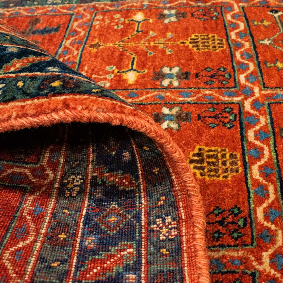 Løber Gabbeh-tæppe - Kashkuli Persisk - 178 x 87 cm - rust