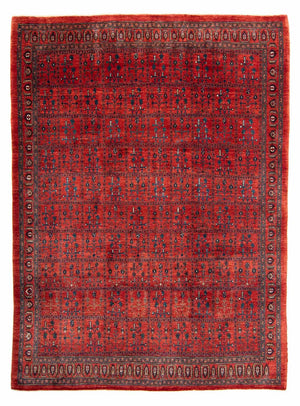 Gabbeh-tæppe - Kashkuli Persisk - 345 x 260 cm - mørkerød
