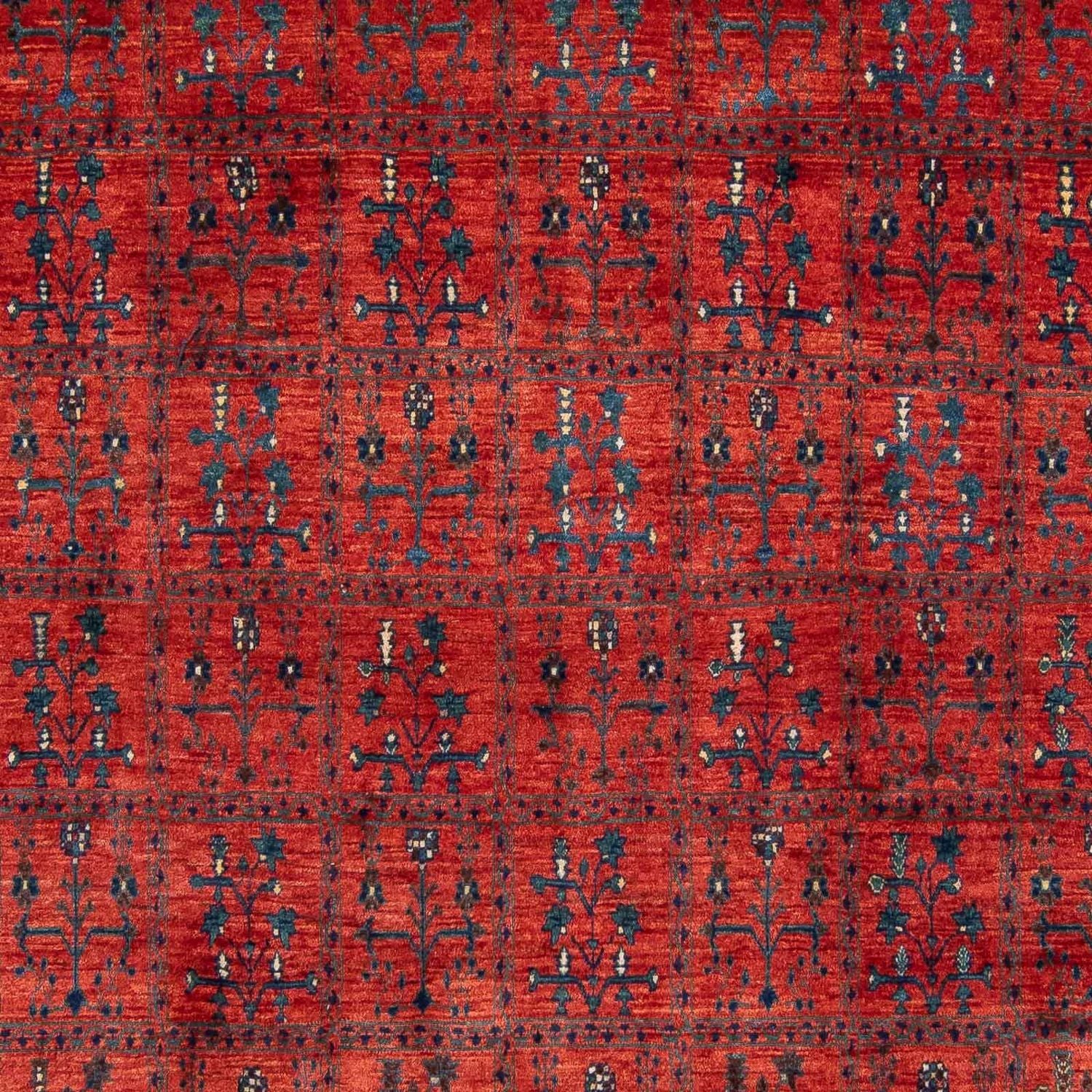 Gabbeh-tæppe - Kashkuli Persisk - 345 x 260 cm - mørkerød